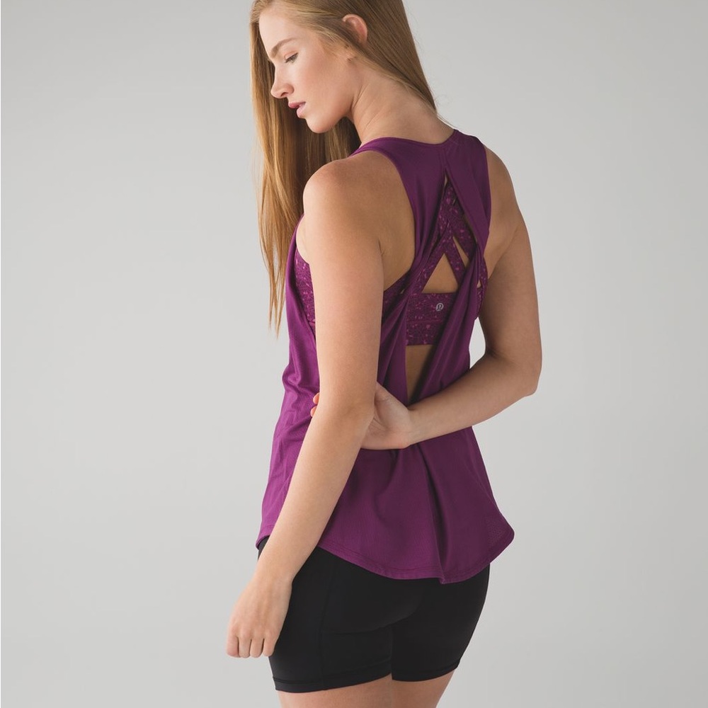 lululemon athletica Purple Muscle Tee